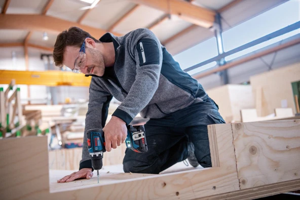 Bosch GDR 18V-220C+GSR 18V-90C Kombi Set 2x4,0Ah - Resim 5