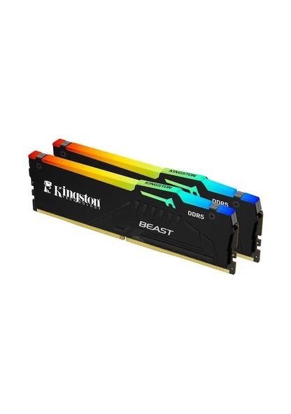 Kingston Beast RGB KF560C30BBEAK2-32TR 32 GB (2x16 GB) DDR5 6000 MHZ CL30 Siyah RAM - 3