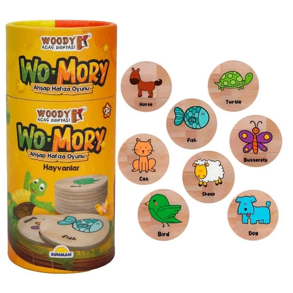 Woody Wo-Mory Ahşap Hafıza Oyunu - 4