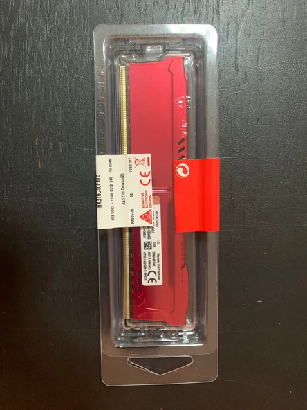 Kingston HyperX HX316C10FR/8 8 GB DDR3 1600 MHz PC Bellek - Resim 5