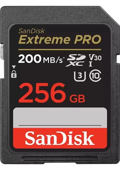 SanDisk Extreme Pro SDSDXXD-256G-GN4IN Class 10 UHS-I U3 V30 256 GB Hafıza Kartı ürün görseli