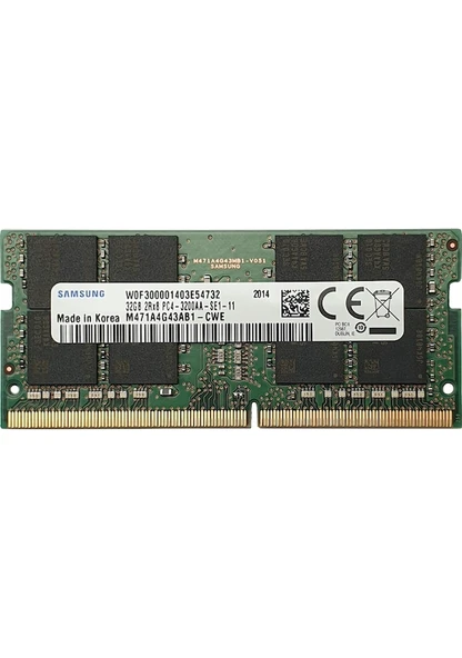 Samsung M471A4G43AB1-CWE 32 GB DDR4 3200 MHz PC4-25600 CL22 Ram - 1