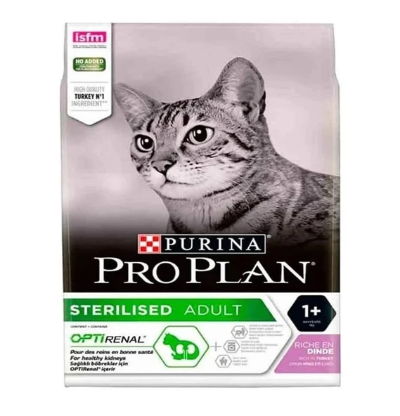 Pro Plan Sterilised Tavuklu ve Hindili Kısırlaştırılmış Açık Yetişkin Kedi Maması 1,5 KG