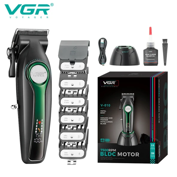 VGR V-010 Profesyonel Saç Kesme Makinesi - Güçlü ve Hassas Kesim Deneyimi ( Gold )