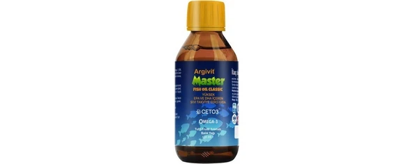 Argivit Master Fish Oil Yüksek Omega-3 (3000mg) İçeren Balık Yağı 150 ml - Tutti Frutti Aromalı - Resim 4