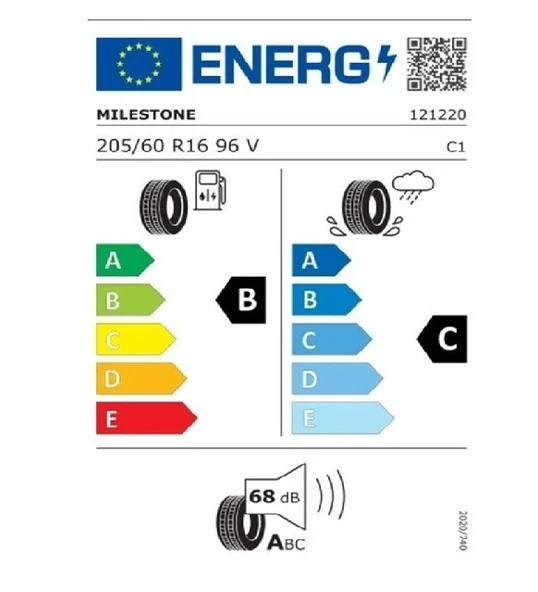 Milestone 205/60 R16 TL 96V REINF. CARMILE Oto Yaz lastiği (Üretim Tarihi:2025) - Resim 2