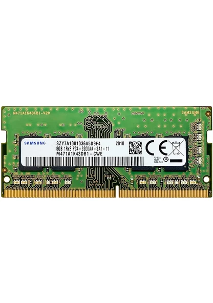 Samsung M471A1K43DB1-CWE 8 GB PC4-25600 DDR4 3200 MHz CL22 Laptop Ram ürün görseli 1