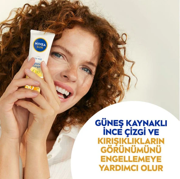 Nivea Q10 Yaşlanma ve Kırışıklık Karşıtı Nemlendirici Yüz Kremi Spf50+ 50 Ml - 2