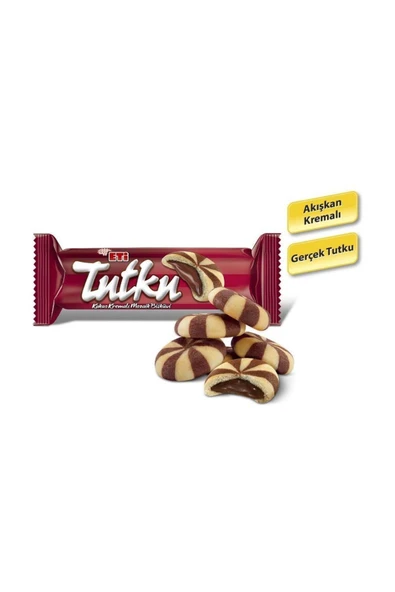 Tutku Kakao Kremalı Mozaik Bisküvi 100 g x 24 Adet - 3
