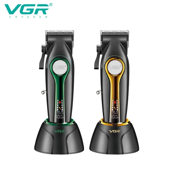 VGR V-010 Profesyonel Saç Kesme Makinesi - Güçlü ve Hassas Kesim Deneyimi ( Gold ) - 8