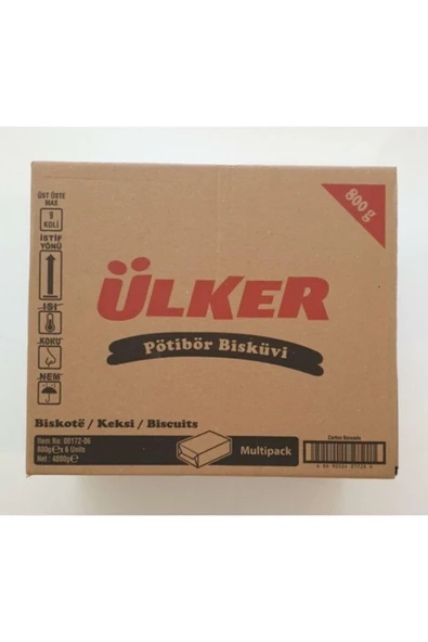 Ülker Pötibör Bisküvi 800 gr 6 Adet - 3