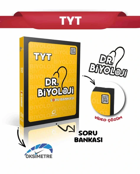 Tyt Dr. Biyoloji Soru Bankası ürün görseli