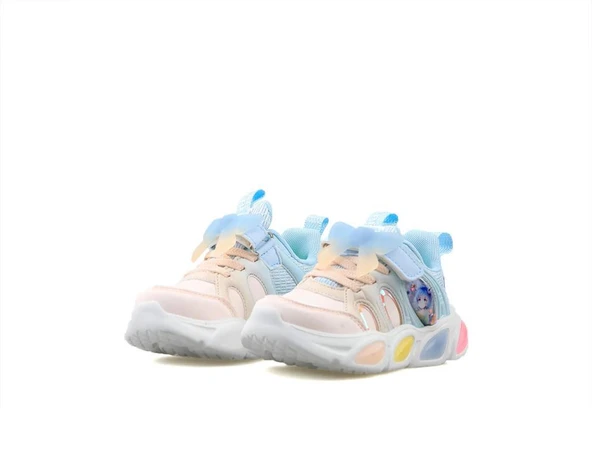 PEPİNO PK24-1830 IŞIKLI HAFİF İTHAL ÇOCUK SPOR AYAKKABI - Resim 4