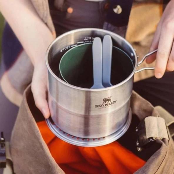 Stanley Adventure Paslanmaz Çelik 2.0 İki Kişilik Pişirme Seti - 7