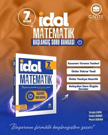 Çanta İdol 7.Sınıf Matematik Başlangıç Soru Bankası