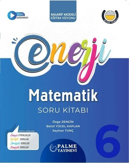 Palme 6.sınıf Enerji Matematik Soru Kitabı *yeni* ürün görseli