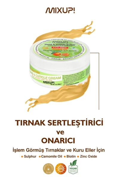 Mixup Hand & Cuticle Butter Tırnak Serteştirici Ve Onarıcı S.o.s. Repair 56 gr - Resim 4