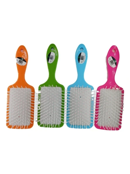 new and single Saç Fön Tarağı Fırçası Renkli Kare Tarak - 3