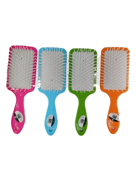 new and single Saç Tarak Fön Renkli Kare Saç Fırçası - 3