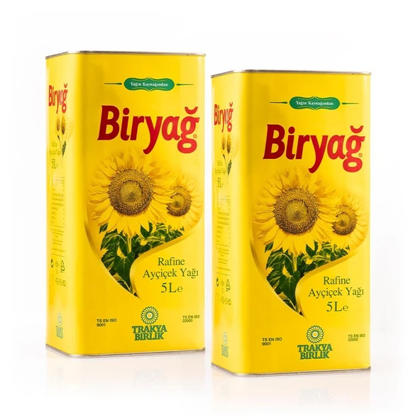 Biryağ 5 lt Teneke Ambalaj  (2'li Paket) - 1