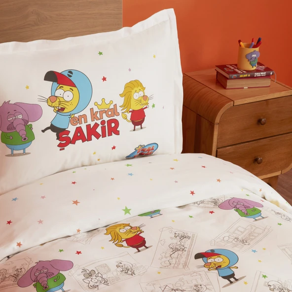 Karaca Home X Kral Şakir En Kral Şakir Tek Kişilik Nevresim Takımı - Resim 4
