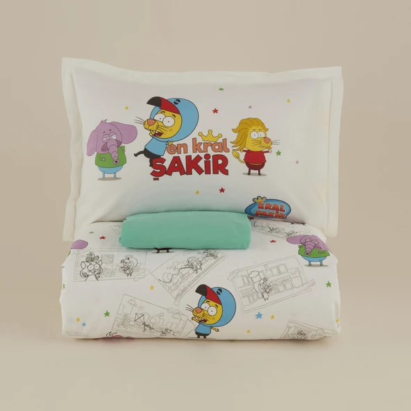 Karaca Home X Kral Şakir En Kral Şakir Tek Kişilik Nevresim Takımı - Resim 7