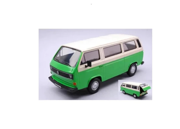 Motormax Volkswagen Type 2 (T3) Yeşil ve Bej "Timeless Legends" Series 1/24 Model Araç - 1