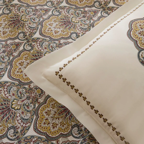 Karaca Home Cherly %100 Pamuk Tek Kişilik Pike Takımı Hardal - Resim 8