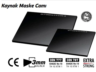 MEŞEM DIN777 KAYNAK MASKE CAMI 511 10 ADET - 1