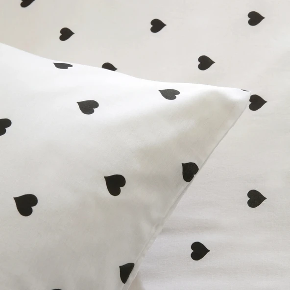 Sarah Anderson Amour Çift Kişilik Nevresim Takımı Siyah - Resim 6