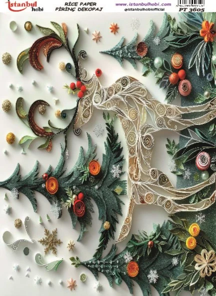 İSTANBUL HOBİ PİRİNÇ DEKOPAJ PT 3605 ürün görseli