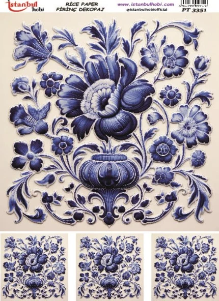 İSTANBUL HOBİ PİRİNÇ DEKOPAJ PT 3351 ürün görseli