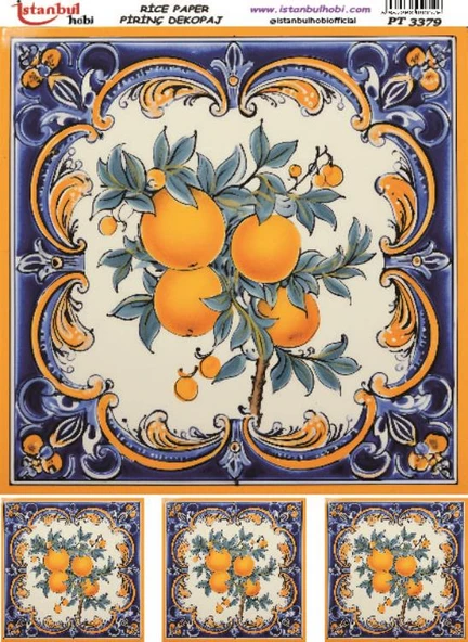 İSTANBUL HOBİ PİRİNÇ DEKOPAJ PT 3379 ürün görseli