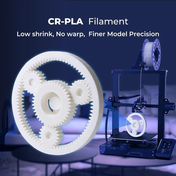 Creality Cr-Pla Gümüş 3D Yazıcı Filament 1.75mm - Resim 5