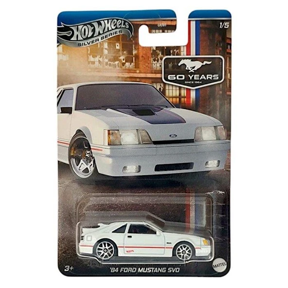 Hot Wheels Silver Series  84 Ford Mustang SVO GRT01 JBY50 ürün görseli