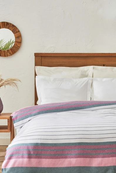 Karaca Home Luis Çift Kişilik Peştamal Pike Fuşya - Resim 4