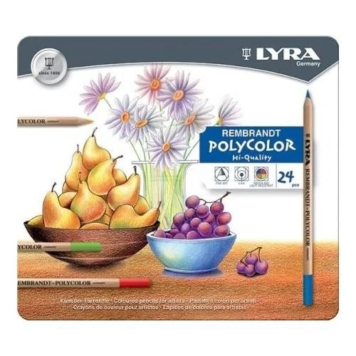 Lyra Rembrandt Polycolor Kuru Boya 24 Renk ürün görseli