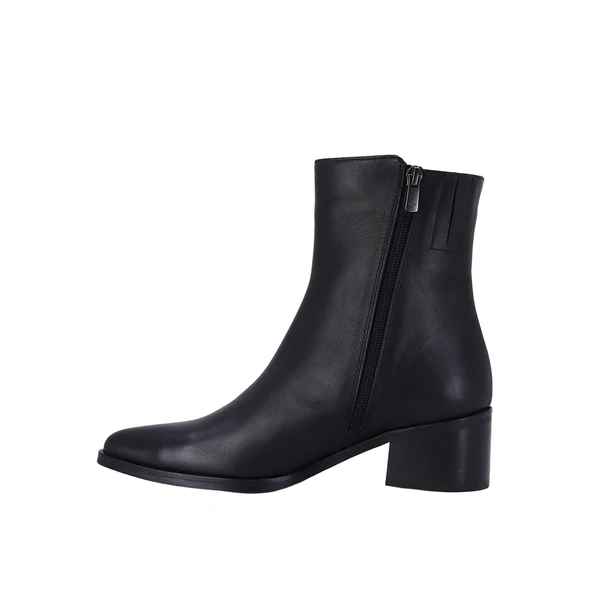 Disparita 26602 Hakiki Deri Kadın Topuklu Bot - Resim 4