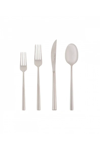 Milas 6 Kişilik 24 Parça Çatal Kaşık Bıçak Seti - 8