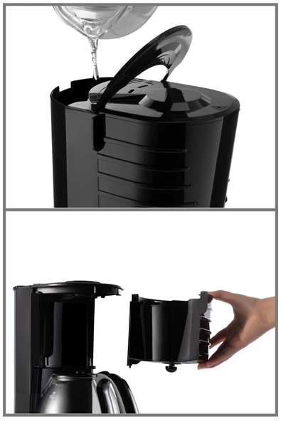 Arzum Ar3135 Kuppa Filtre Kahve Makinesi - Siyah - Resim 2