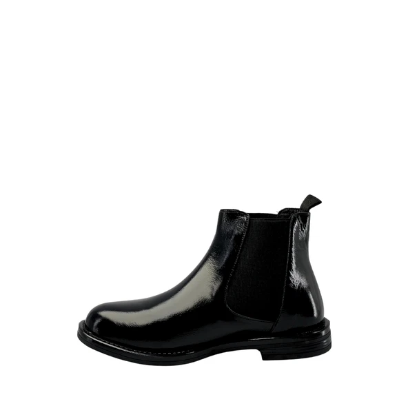 Albini 26103751 Hakiki Rugan Deri Kadın Bot - Resim 4