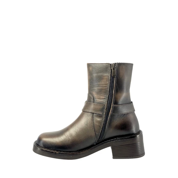 Albini  26105452 Hakiki Deri Kadın Bot - Resim 4