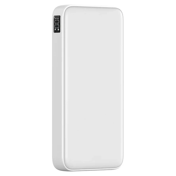 PowerBoost PRIME 130W 10000mAh 22.5W Dahili Kablolu LCD Beyaz Taşınabilir Şarj Cihazı Powerbank - 1