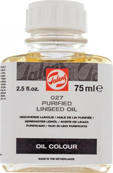 oil Talens LINSEED OIL PURIFIED 027 75ML (SAF KETEN YAĞI) ürün görseli