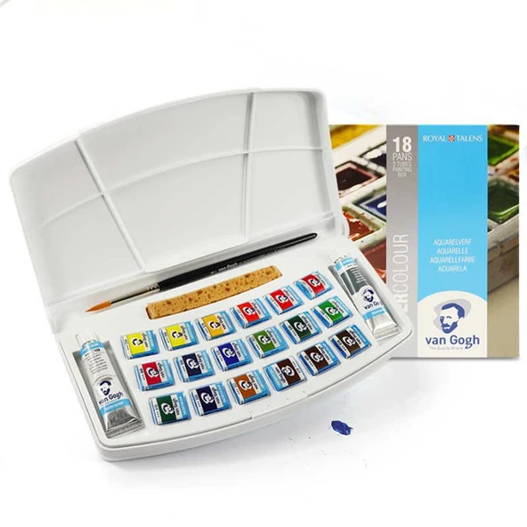 Talens Van Gogh Tablet Sulu Boya 18 Renk + 2 Renk 10 ml ürün görseli