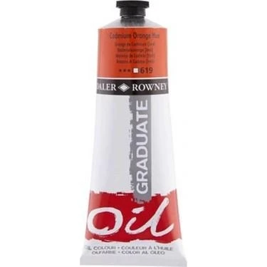 Daler Rowney Graduate Yağlı Boya 200 ml 619 Cadmium Orange Hue ürün görseli