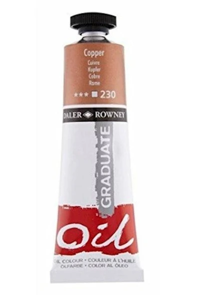 Daler Rowney 230 Graduate Yağlı Boya Grad Oıl 38ml Copper ürün görseli