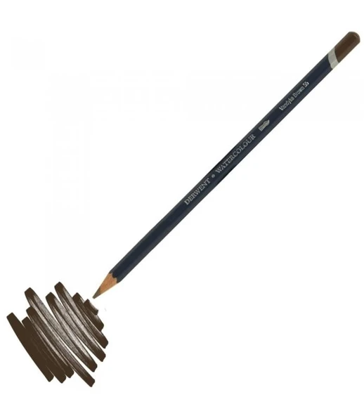 Derwent Watercolour Pencil vandyke brown 55 ürün görseli