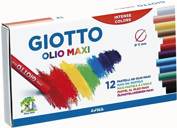 Giotto Olio Yağlı Pastel Boya 12 Renk ürün görseli