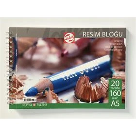 Talens Spiralli Çizim Bloğu Eskiz Çizim Defteri A5 160 gr 20 Sayfa ürün görseli